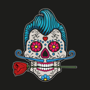 Alternative view of Casanova Rose Skull